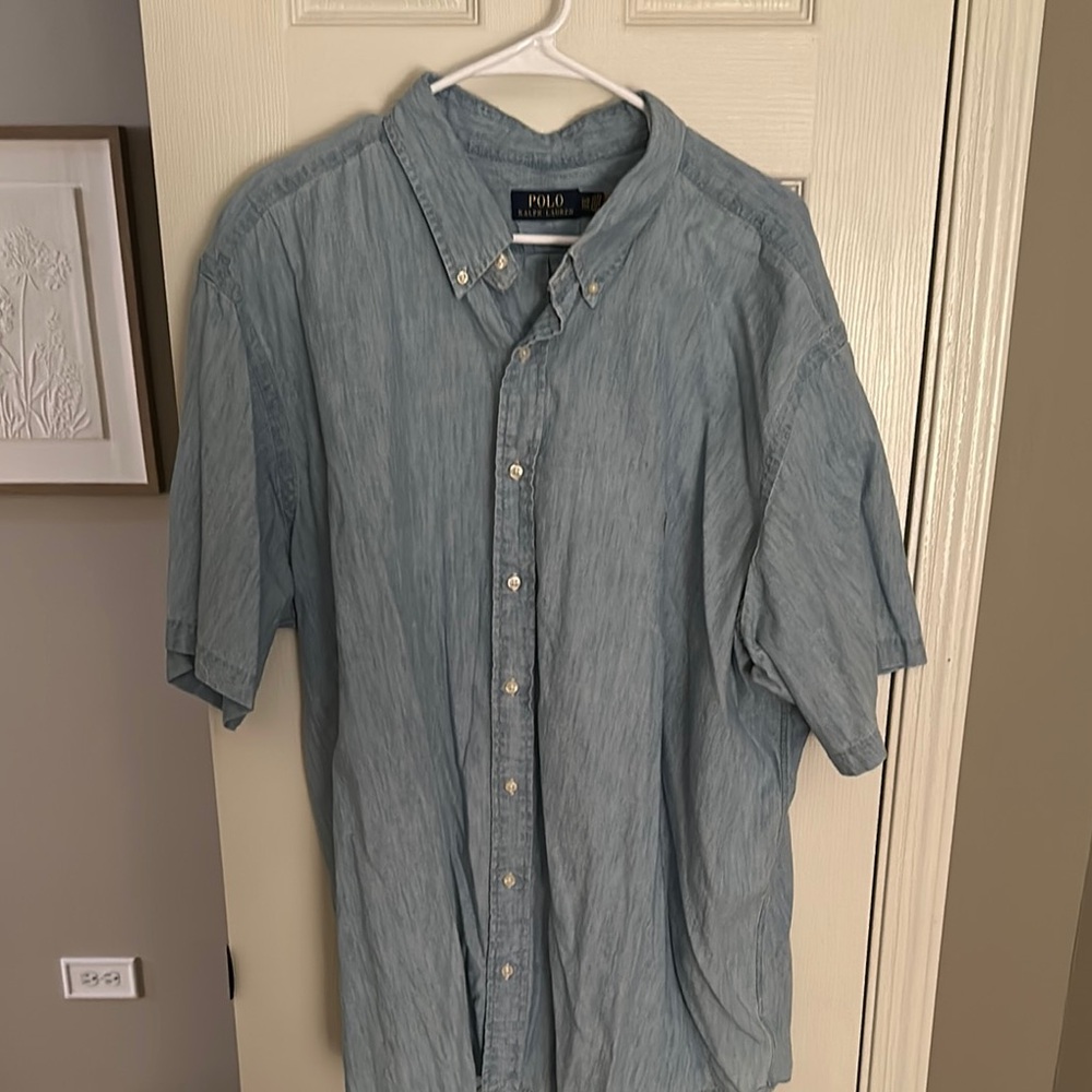 Polo by Ralph Lauren Blue Casual Button Down Shirt